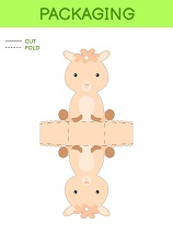 çocuklar için hazır hayvan model maketi şablonu, paper craft model animals